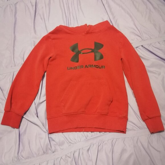 Sudadera con capucha de UNDER ARMOUR en color rojo talla 6t - Picture 2 of 8